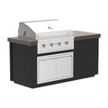 Videl Alta l 72" BBQ Island with Gran Fuego 36" - 4 Burner Grill