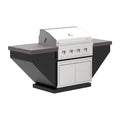 Videl 84" Legacy Luxe Outdoor Kitchen Island – 36" Gran Fuego 4-Burner Grill